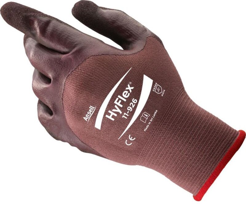Handschuh HyFlex 11-926, violett,3/4 ,Gr.7 12 Stk - Ansell