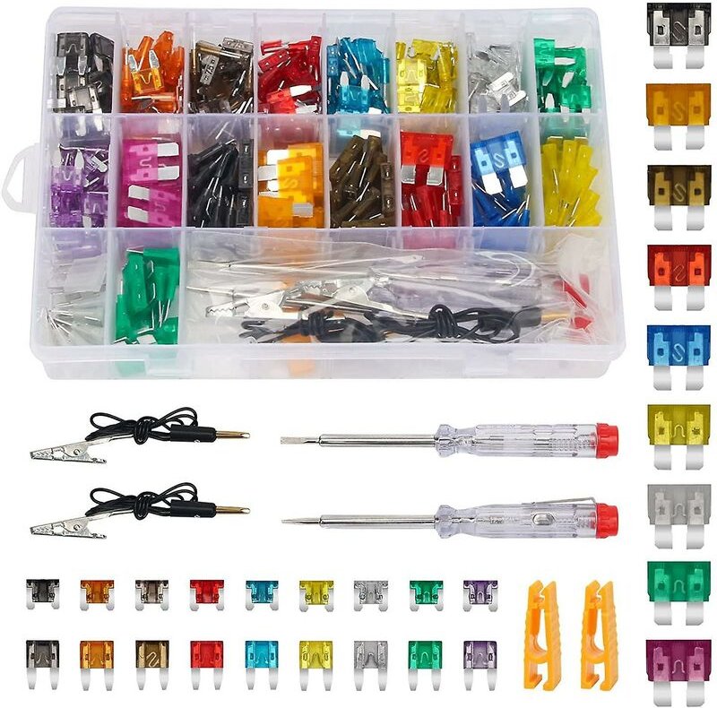 Woosien - 306-teiliges Kfz-Sicherungs-Sortiments-Set