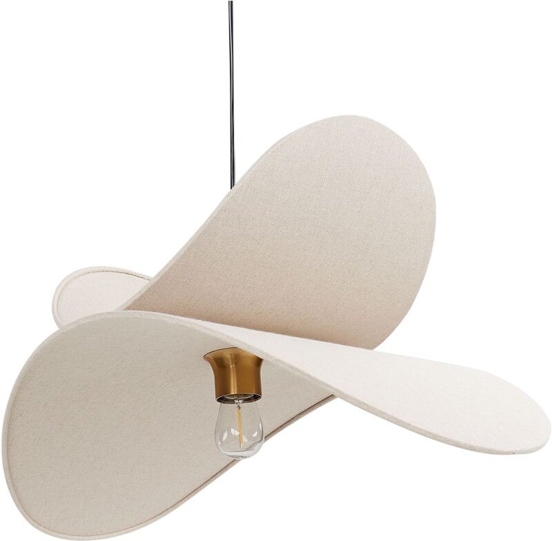 Hängeleuchte MASCOTA Leinen Beige