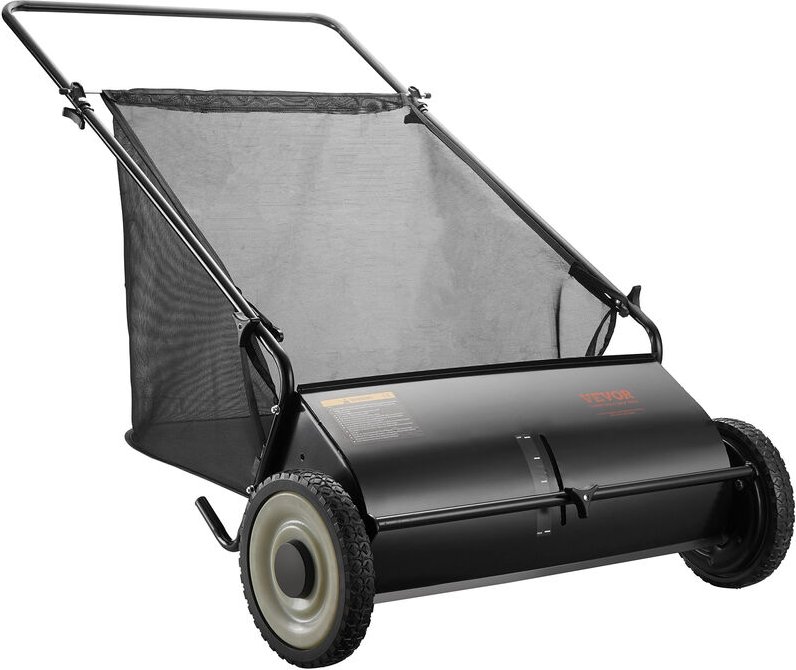 Mophorn - vevor Hand-Rasenmäher 66cm Kehrbreite Rasenmäher Manuell 198L Fassungsvermögen des Fangkorbs Spindelmäher 142x...