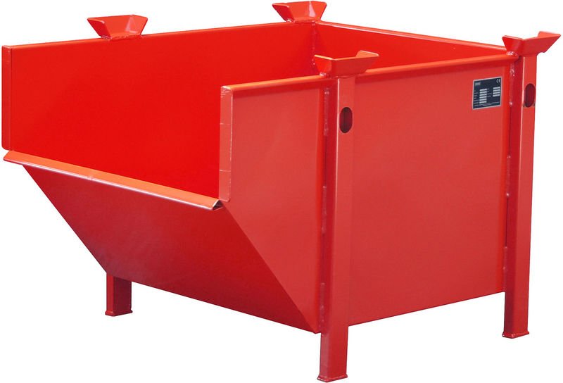 Bauer Materialbehälter BBM 500, lackiert, Feuerrot