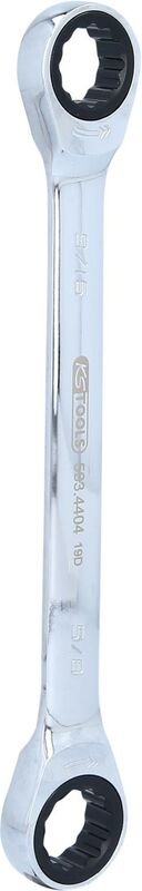 Ks Tools GEARplus Doppel-Ratschenringschlüssel, 9/16'x5/8' - 503.4404