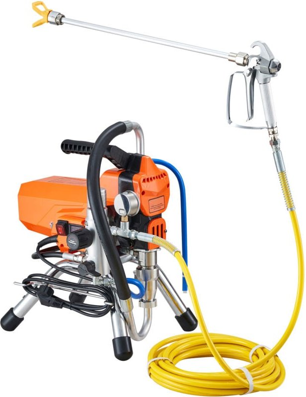 Thumbnail - 2200 w Airless-Farbspritzgerät, Hochdruckschlauch, 3000 psi, bürstenloser Motor mit 2 l/min, ideal für Innen- und Außena...