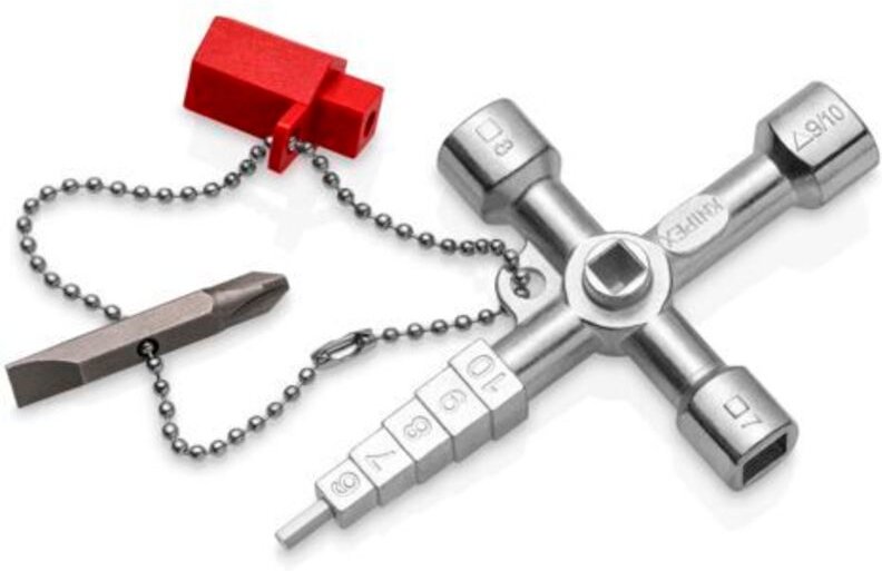KNIPEX 00 11 04 Profi-Key für gängige Absperrsysteme 89 mm
