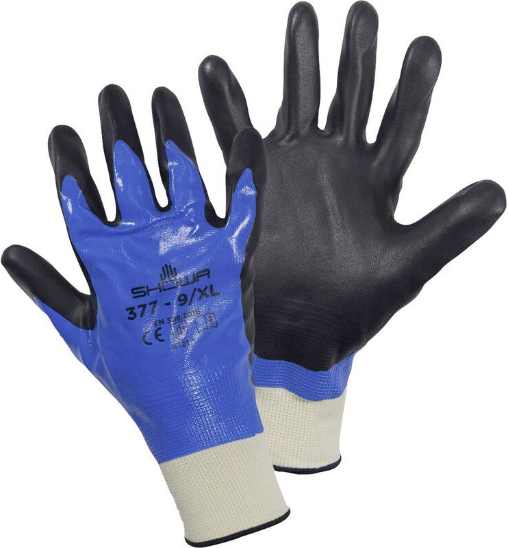 377 Gr.XL 4703 xl Polyester, Nylon, Nitril Montagehandschuh Größe (Handschuhe): 9, xl en 388 - Showa