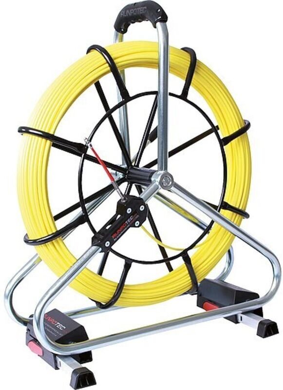 Kabeleinziehgerät RUNPOTEC Profi-Set, Band-Ø 6 mm - Glasfaserstab 60 m