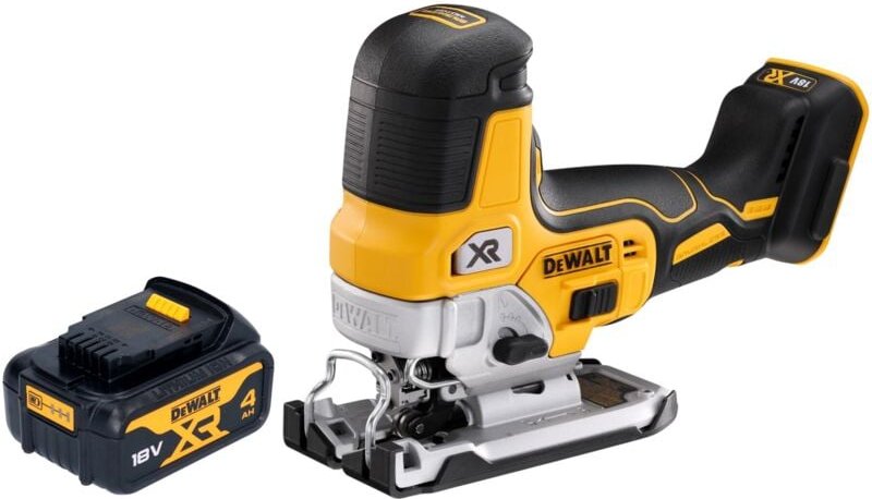 DeWalt DCS 335 N Akku Stichsäge 18 V 135 mm Brushless + 1x Akku 4,0 Ah - ohne Ladegerät