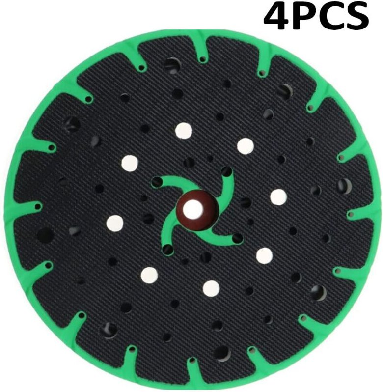 4 pcs Schleifteller 150 mm mit Staubabsaugung - Anschlussgewinde M8 - Ersatz für festool Schleifteller, kompatibel mit E...