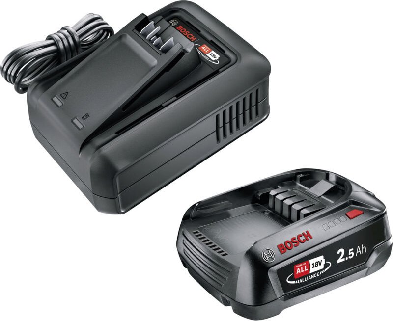 GARDENA 14913-20 Starter Kit QC AL 18V-44 + 1 x 2,5 Ah SoC Werkzeug-Akku und Ladegerät 18 V 2.5 Ah