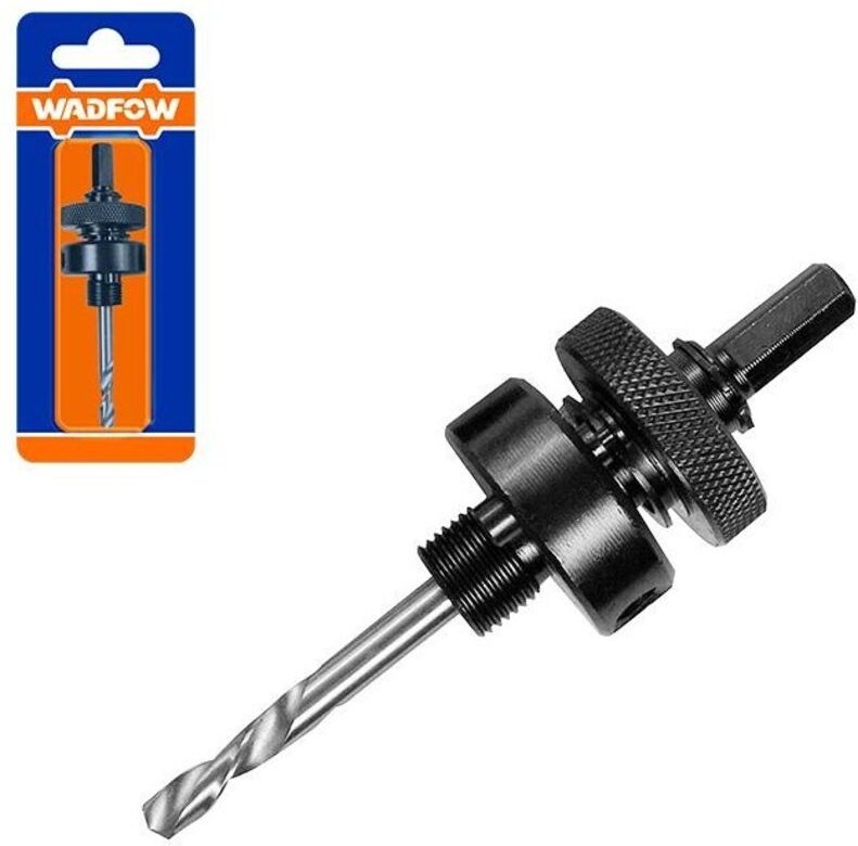 7/16" Sechskantspindel für WADFOW-Lochsägen, kompatibel 32–210 mm, Doppelblister