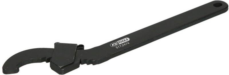 Verstellbarer Hakenschlüssel mit Nase, 45 - 90 mm