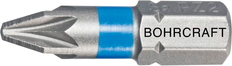 Bit-Einsatz mit Farbring 1/4'sechskant pz 1 Länge 25 mm - Bohrcraft