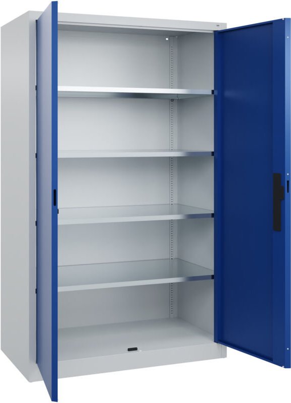 C+p Flügeltürenschrank Serie 89, 1950x1200x600mm, 7035/5010