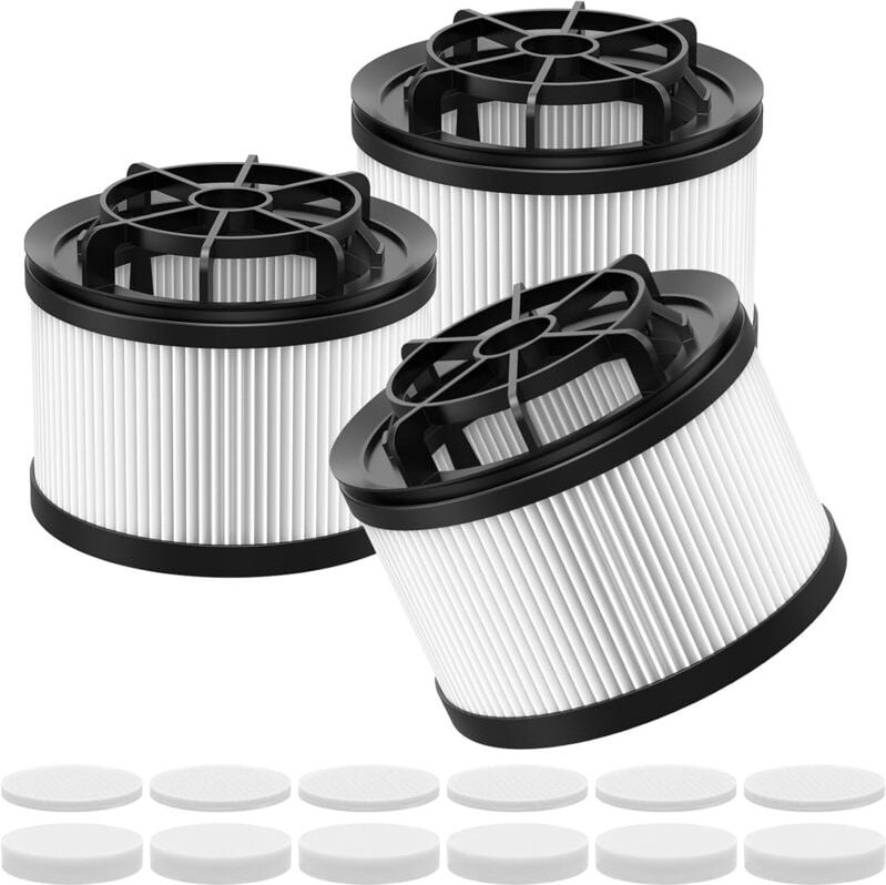 LSV-V201F Staubsaugerfilter kompatibel mit Levoit LVAC-200 Akku Staubsauger, Echter hepa Filter wird mit Schaumstofffilt...