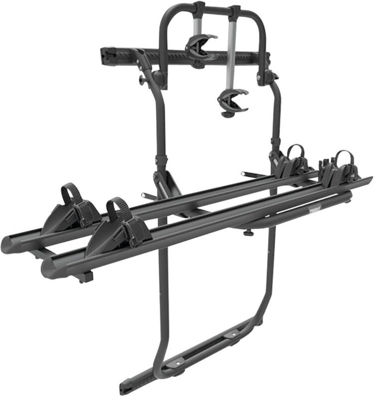 Fahrradträger Kastenwagen 2-türig Hintertür Elite Van Xt Schwarz VW Crafter 2017 - Thule