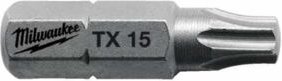 Milwaukee Schrauberbit TX10 / 25 mm, Torx - 25 Stk.