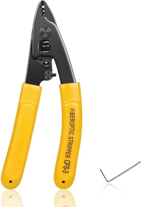 Multifunktionale Abisolierzange, 1-teilig, Schneid- und Crimpzange zum Abisolieren und Schneiden, mit professionellem Gr...