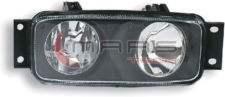 Scheinwerfer, Nebelscheinwerfer, rechts für Scania Serie 4 94 114 124 144 164, OE 1529071, 1996-2004