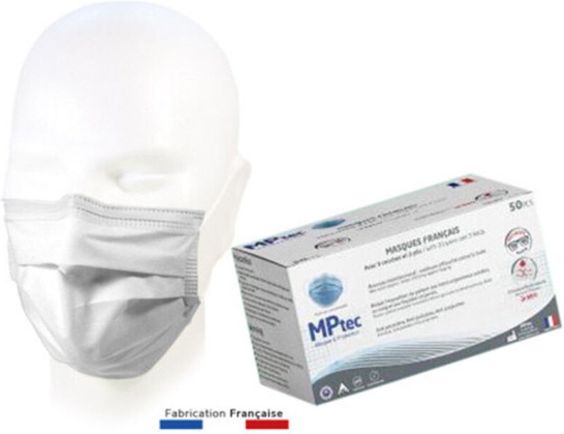 Einweg-Schutzmaske Typ IIR, weiß