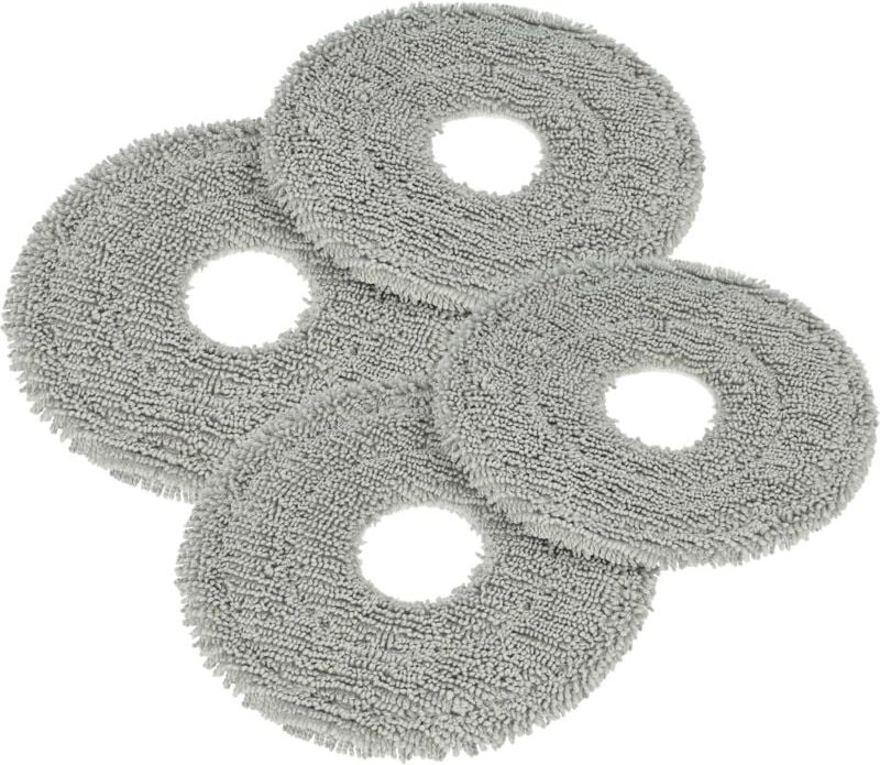 4x Wischtuch kompatibel mit Dreame W10 Pro Wischroboter, Putzroboter - Mopptuch, Wischmopp-Pad - 4x Wischpad - Vhbw