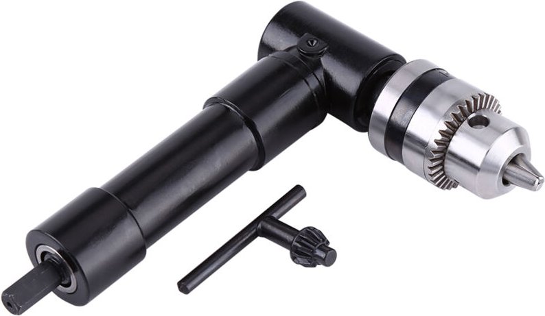 Eosnow Rechtwinkliger 8-mm-Sechskantschaft-Bohreradapter, 90-Grad-Aufsatz-Verlängerungsbohrwerkzeug