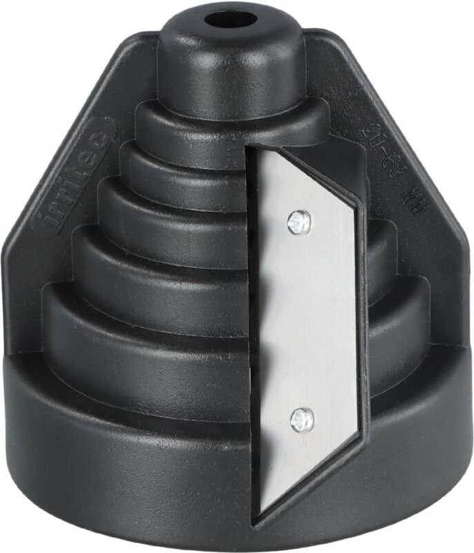 Fase für Kunststoffrohre, PE-Mehrschicht-Entgrater, Kupfer-Entgrater für Kunststoffrohre von 20 bis 63 mm, ideal für Roh...