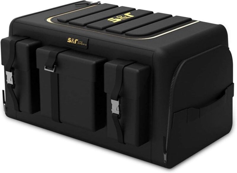 Kofferraum-Organizer aus Oxford-Material, 3-mal so groß, faltbar, Organizer mit großem Fassungsvermögen für Auto/SUV/LKW...