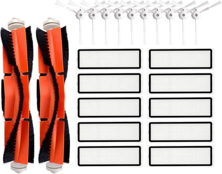 Für mi Roboter Vakuum 2 / 1S Hepa-Filter Seite Wichtigsten Pinsel Teile