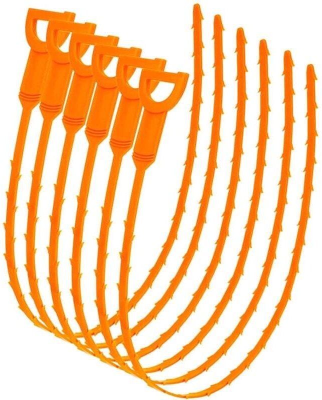 Stück Abflussreinigungsspiralen, 51 cm lang – Ideal zum umweltfreundlichen Reinigen von Rohren. Die Abflussspirale für a...