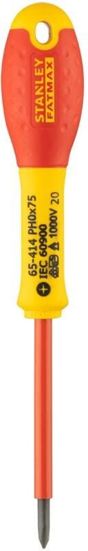 Stanley - Schraubendreher FatMax isoliert PH0 75 mm
