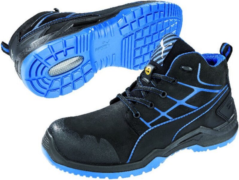 Puma - Stiefel 634200, esd, S3, Gr.42, schwarz/blau