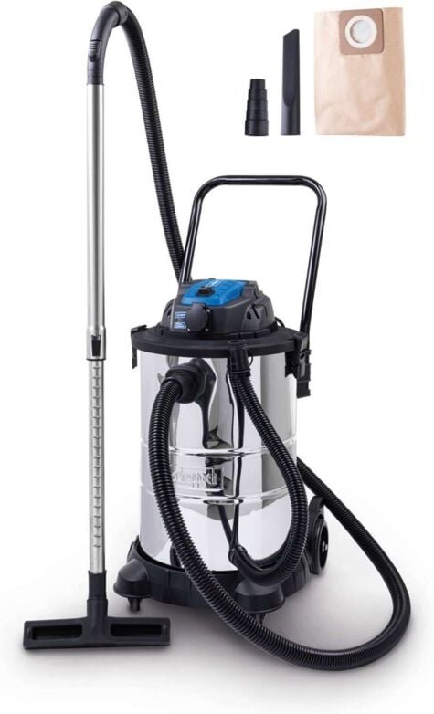 Staubsauger Nass- und Trockensauger Edelstahl 1400w 50l Scheppach vc50