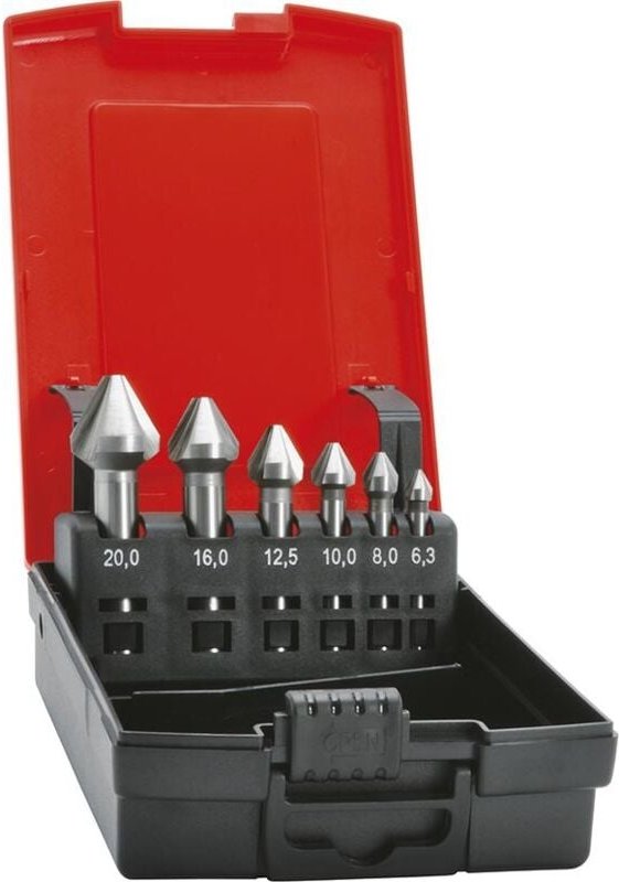 Format - KegelsenkerSet DIN334 HSSForm c 60Grad 6,3 - 25,0mm