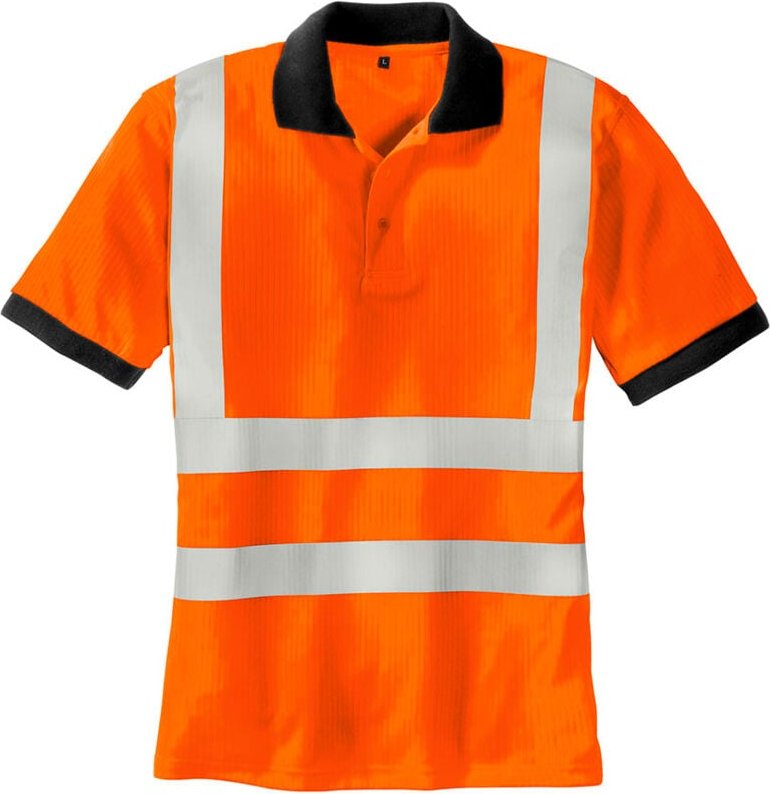 Texxor Warnschutz-Polo-SYLT, leuchtorange, Gr. 2XL