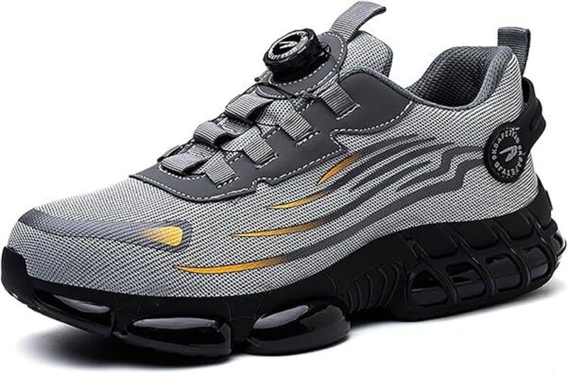 S3 Sicherheitsschuhe, leicht und atmungsaktiv, stylische Zehenschutzkappe, sportliche Schuhe, stoß- und stahlfeste Zehen...