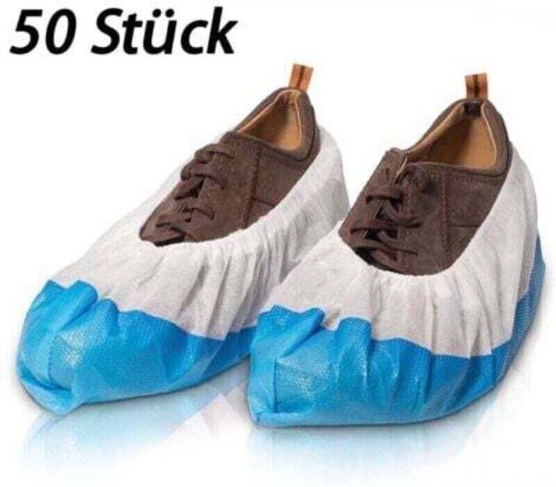 Confezione da 50 copriscarpe ultra resistenti agli strappi (16-44)
