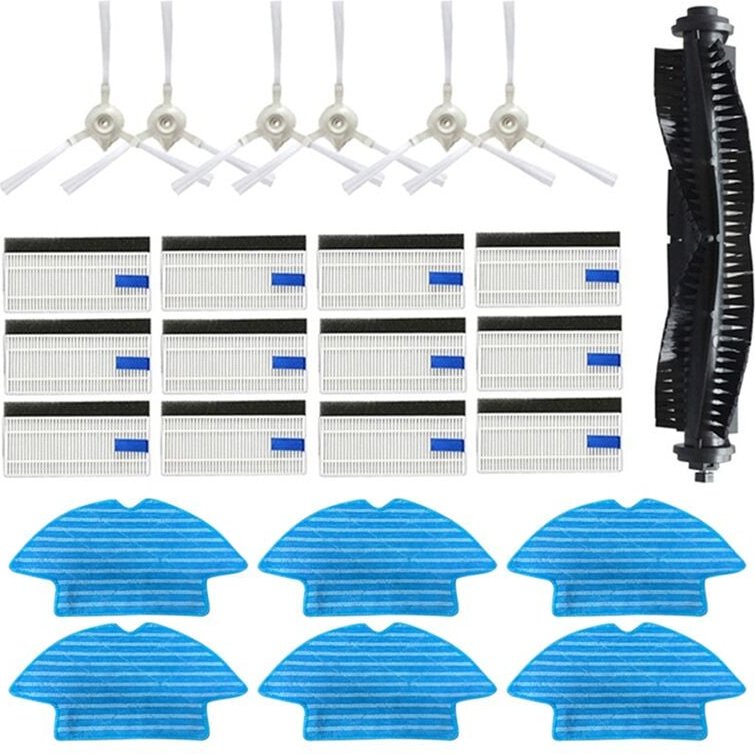 Seitenbürsten-Hepa-Filter-Ersatzteile für X-Plorer Serie 75 RG7687 / RR7687WH Roboterstaubsauger