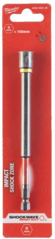 MILWAUKEE MAGNETISCHER SECHSKANT-STECKSCHLUSS 8 mm (150 mm)