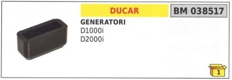 DUCAR Schwingungsdämpfer für Stromquelle D1000i D2000i 038517