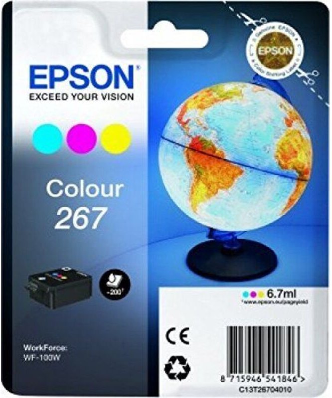 Tintenpatrone Originalzubehör 267 ca. 200 Seiten mehrfarbig 6,7ml