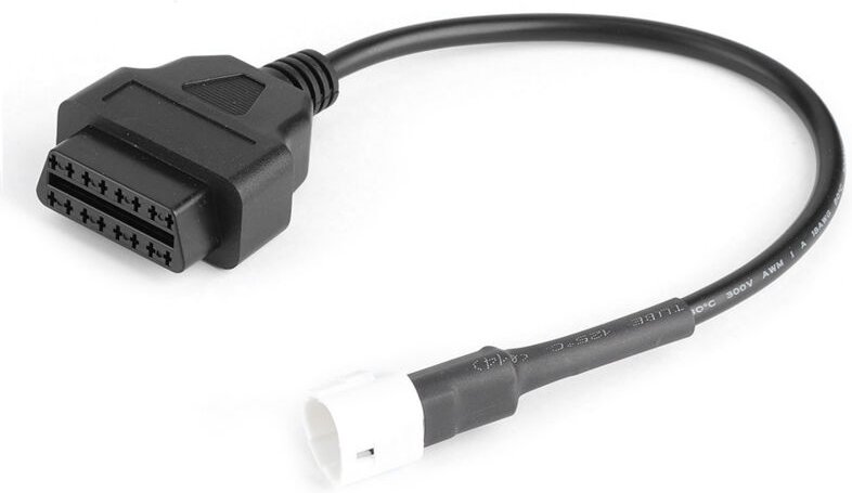 Qiilu Diagnose-Scannerkabel, 2- bis 3-poliges Fehlercode-Scanner-Motorraddiagnosekabel, geeignet für X- N- MT-125.