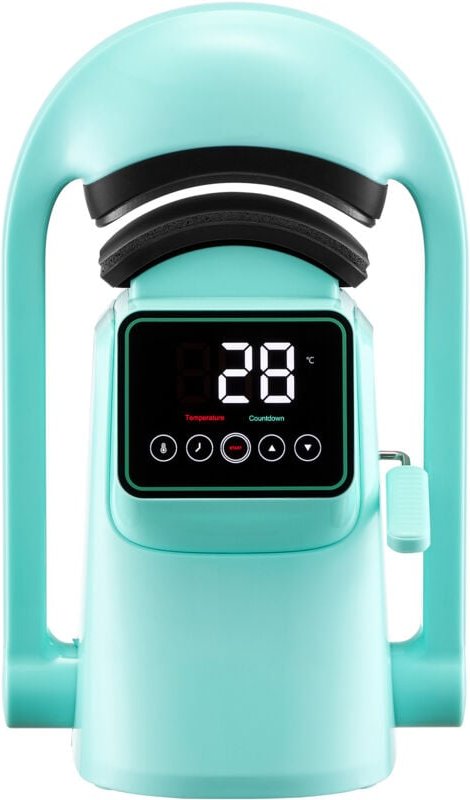 Mophorn Automatische Hut-Hitzepresse mit zwei austauschbaren Platten, automatischer Öffnungs- und Lösefunktion sowie Tou...