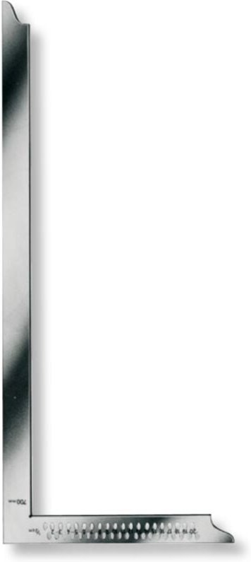 Ultra Präzision - Zimmermannswinkel Normalstahl mit Anreißlöcher 800x320 mm