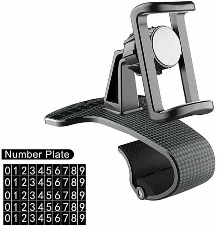 Porte Telephone Voiture avec plaque d'immatriculation d'appel de stationnement portable antidérapant téléphone intellige...