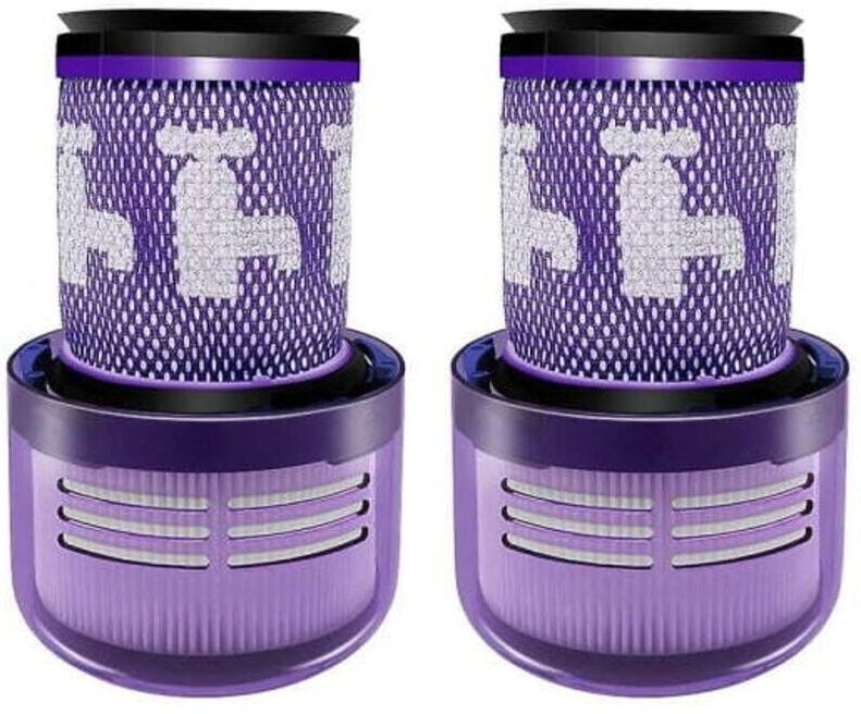 Packung mit 2 waschbaren Ersatzfiltern für den kabellosen Dyson V12 Detect Slim Staubsauger 971517-01
