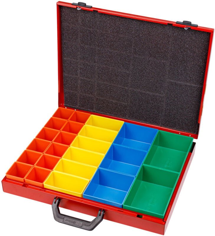 HM Müller Universal-Sortimentskoffer mit 23 Einsätzen (SK23)