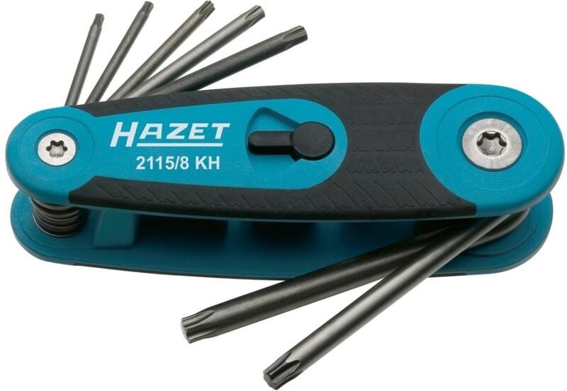 Winkelschraubendreher-Satz 2115/8KH Innen torx® Profil Anzahl Werkzeug - Hazet