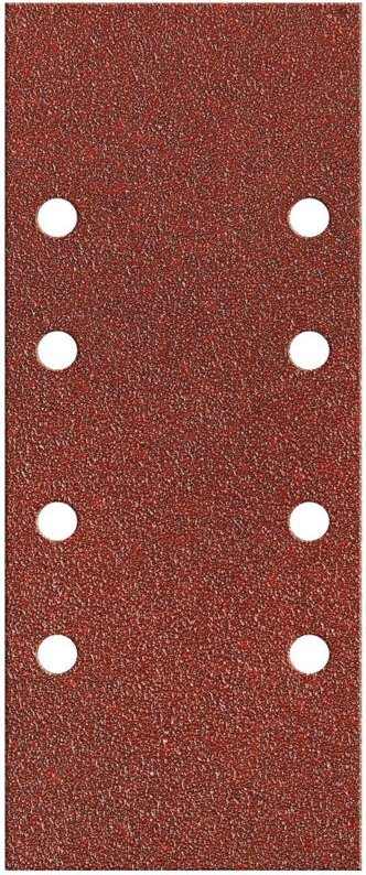 Selbstklebende Schleifpapierplatte 93 x 185 mm, 8 parallele Löcher, 40 8