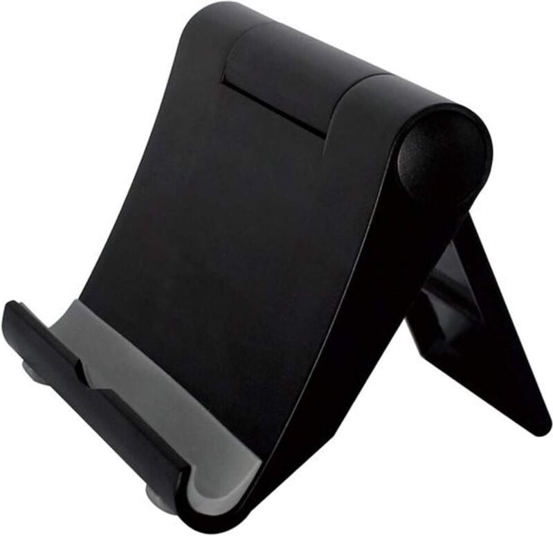 360° verstellbare und faltbare Handyhalterung für iPhone und Android, Schwarz