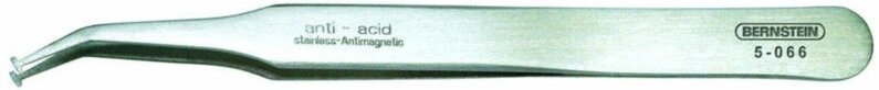 Tools for Electronics 5-066 SMD-Pinzette 8b sa 120 mm - Bernstein